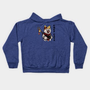 cat chef Kids Hoodie